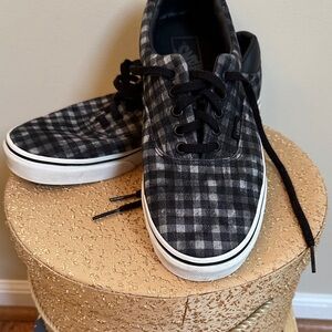 Vans Era Classic Low-Top Trainers – Black/White Checkerboard Men's  size 9